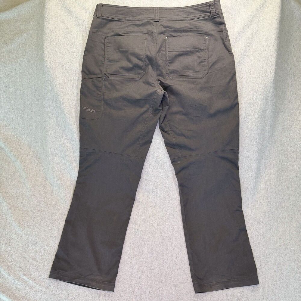 SITKA Gear Back Forty Pants Men’s 38 Gray Outdoor Hiking Hunting Trail Workwear - Picture 2 of 8